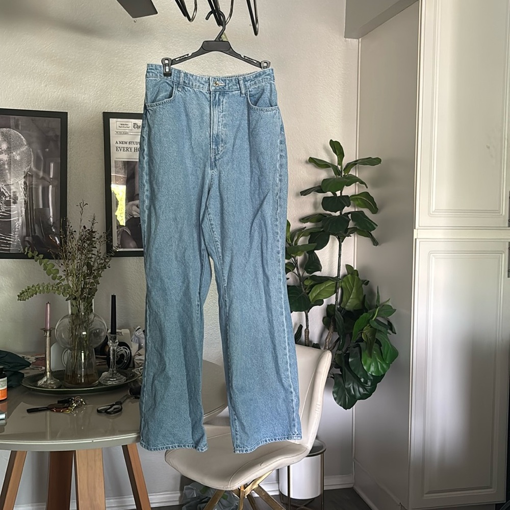 Baggy fit denim jeans